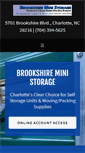 Mobile Screenshot of brookshireministorage.com
